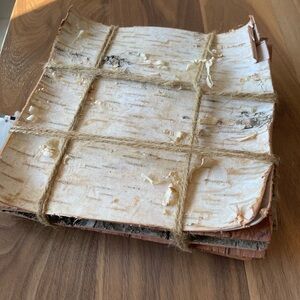 Rustic Birch Bark Decorative